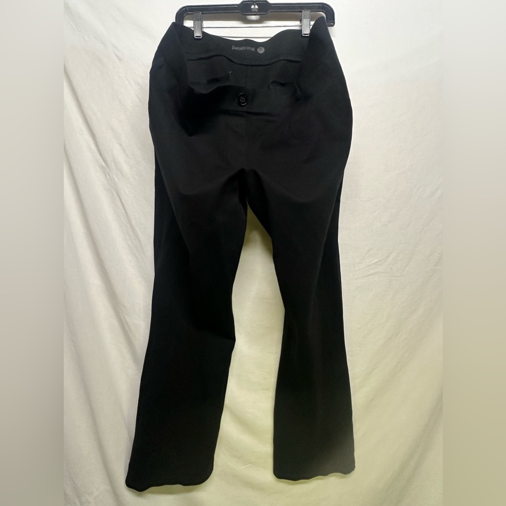 Betabrand‎ Pull on Yoga Pant Straight leg Classic Dress in Black Size 2X HEM